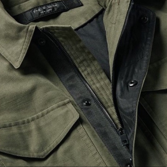 Rag & Bone Canvas Bomber Jacket - Picture 4 of 8